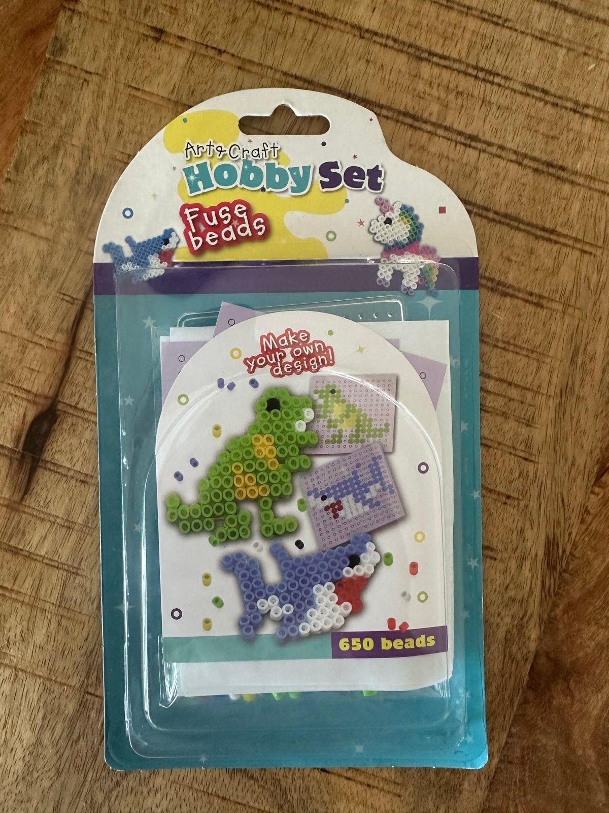 Hobby Set - Fuse Beads (650 kralen), Dieren, Nieuw, Meerkleurig, Ophalen of Verzenden