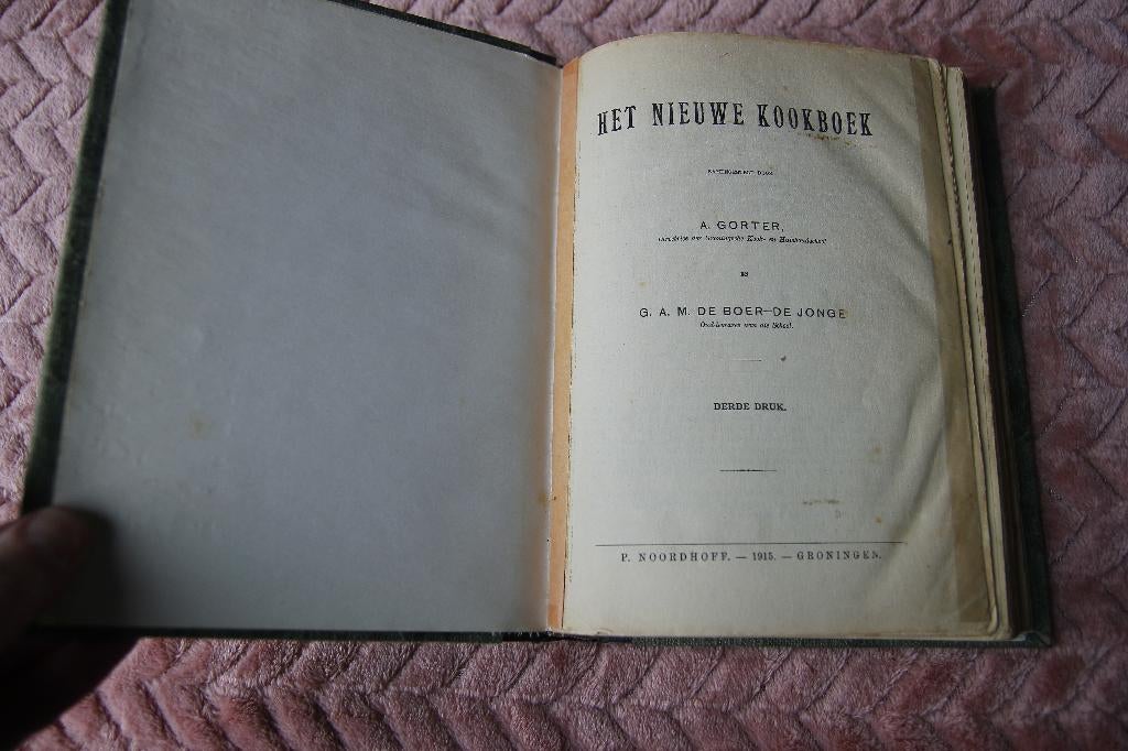 Het nieuwe kookboek A Gorter, Ophalen of Verzenden, Gelezen, Nederland en België
