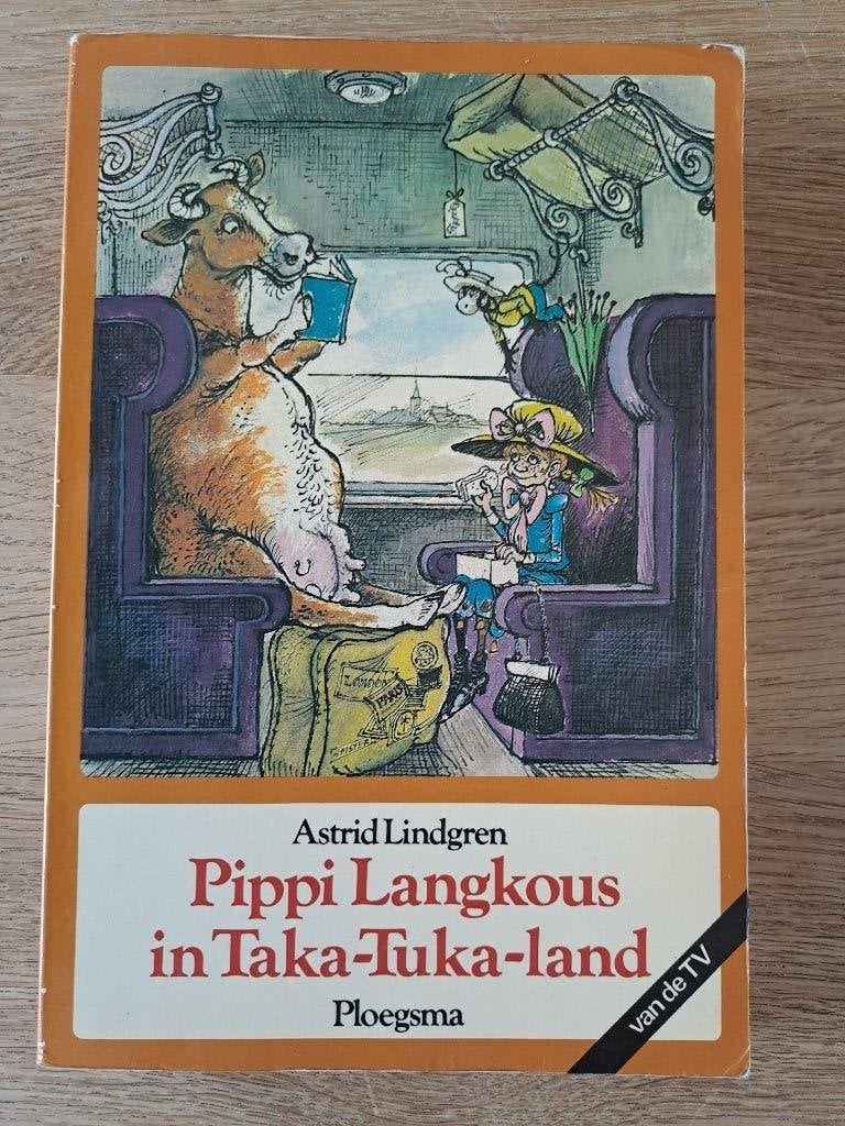 PIPPI LANGKOUS IN TAKA-TUKA-LAND. ASTRID LINDGREN., Gelezen, Fictie algemeen, Astrid Lindgren, Ophalen of Verzenden