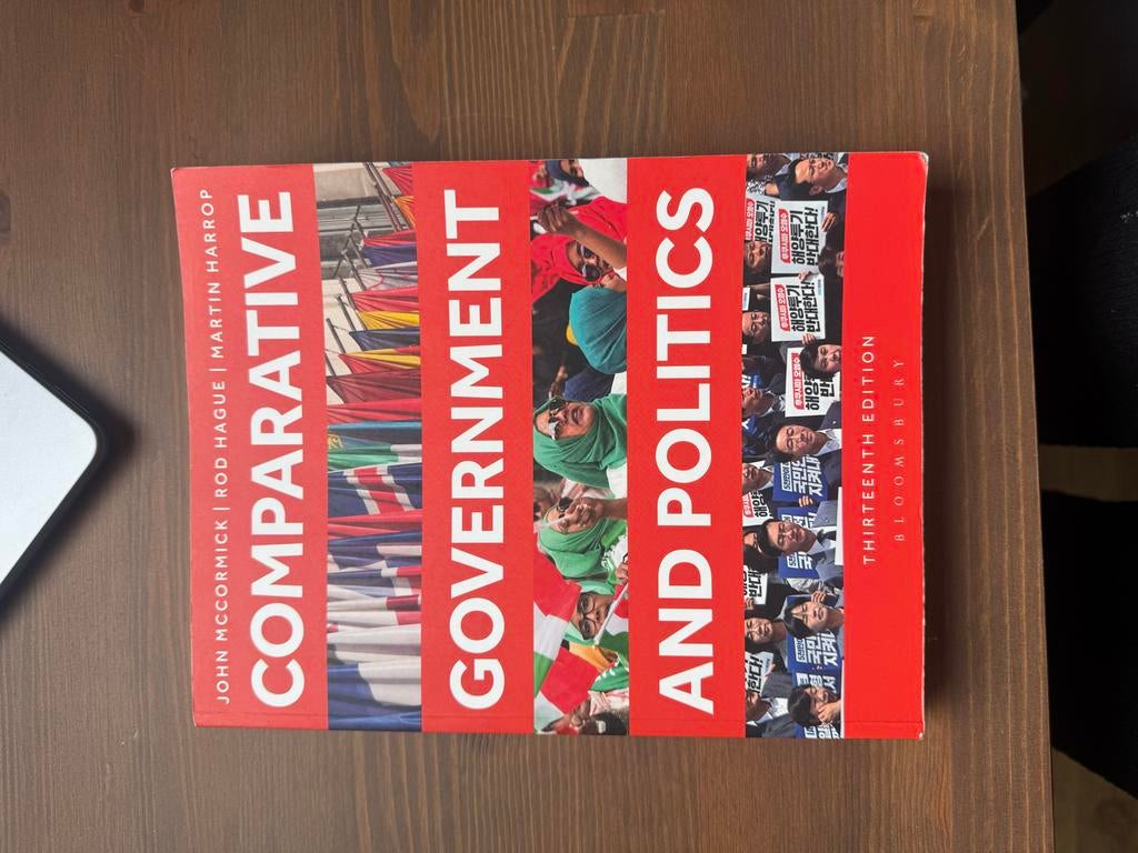 Comparative Government and Politics - 13e editie - McCormick, Ophalen of Verzenden, Gamma, Zo goed als nieuw, WO