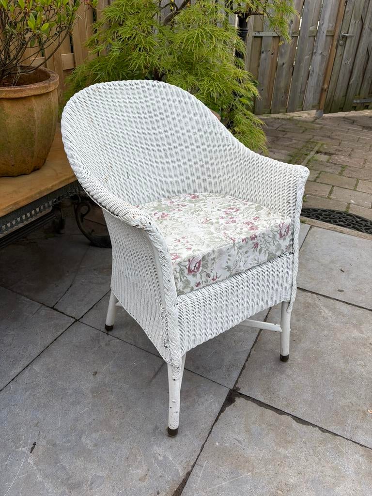 Lloyd Loom terras-feautuil, Ophalen of Verzenden, Zo goed als nieuw, Hout