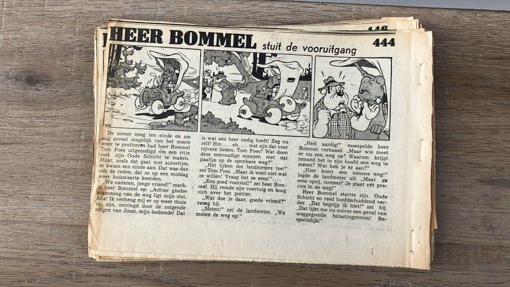 Tom poes krantenverhaal 1948 NRC, Boeken, Stripboeken, Eén stripboek, Ophalen of Verzenden, Gelezen