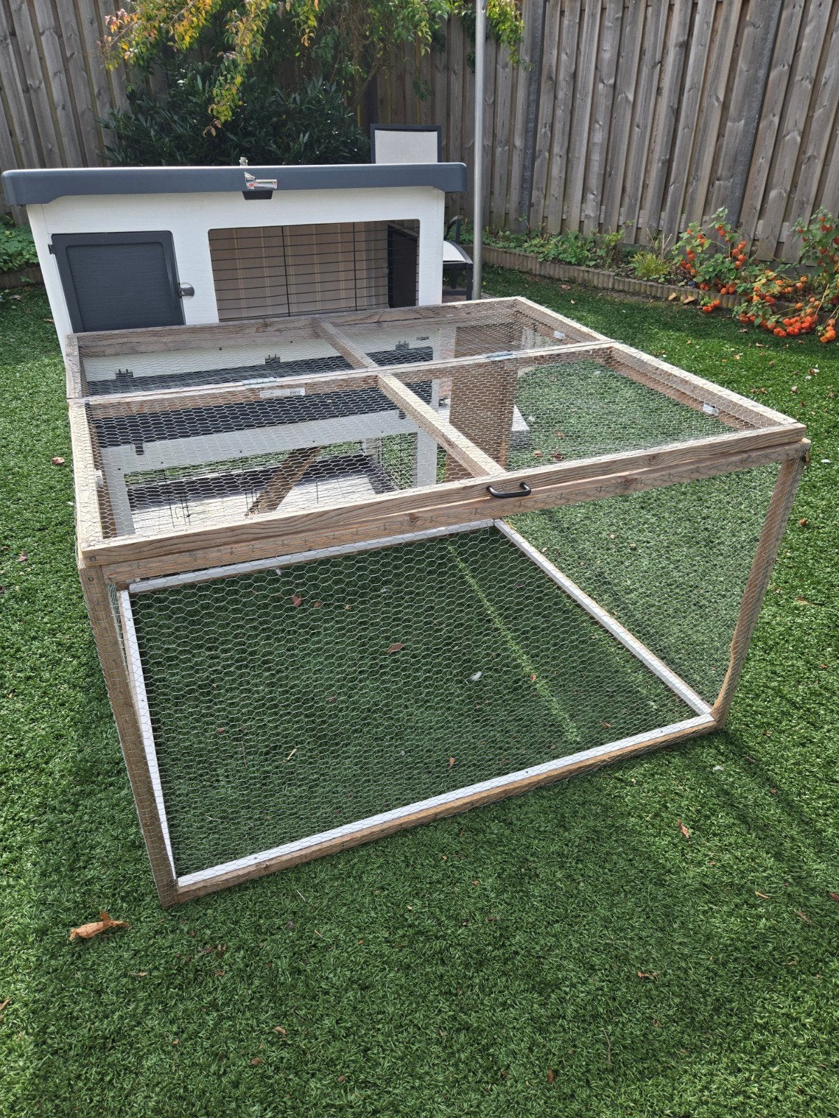 Ferplast konijnenhok + grote ren, Dieren en Toebehoren, Ophalen, 90 cm of meer, Hok, 110 cm of meer