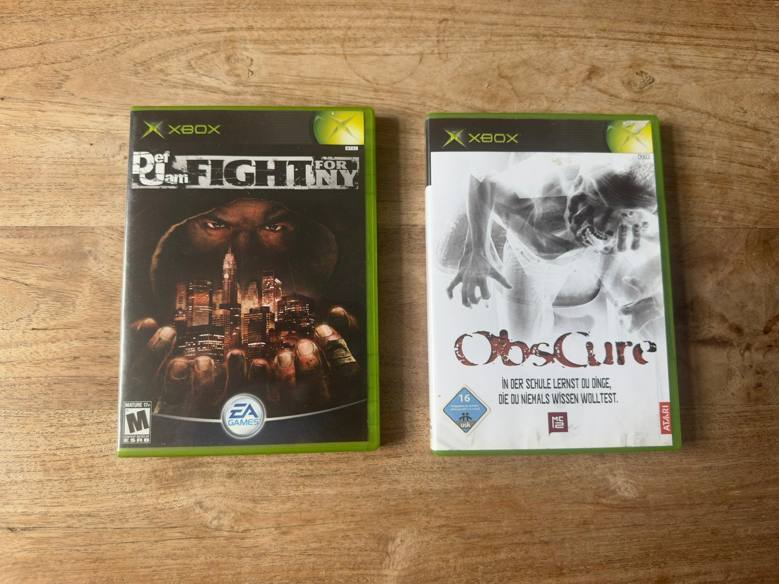 XBOX Obscure en Def Jam fight for NY, Ophalen of Verzenden, Vechten, Vanaf 18 jaar