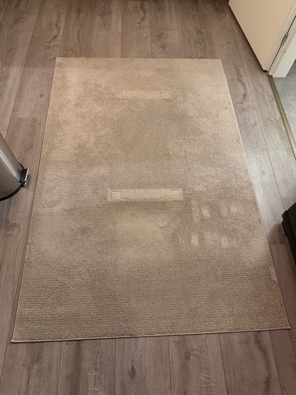 IKEA Sporup Vloerkleed - Beige, 133x195 cm, 100 tot 150 cm, Beige, Ophalen of Verzenden, Zo goed als nieuw