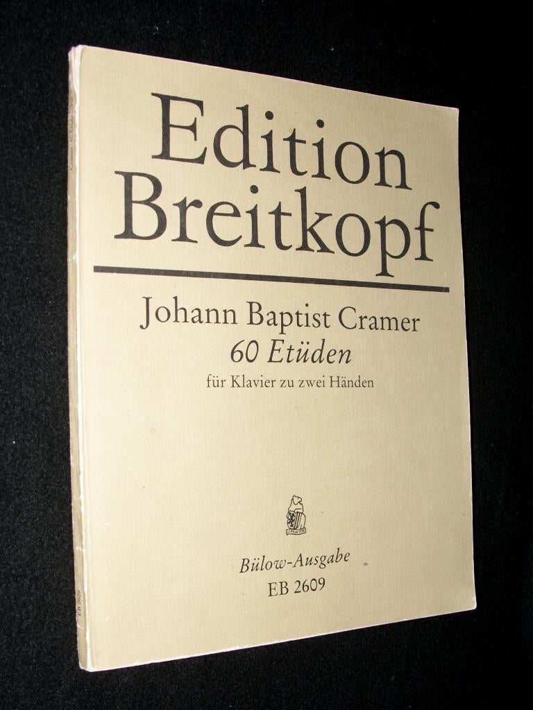 Johann Baptist Cramer - 60 Etuden Fur Klavier Zu Zwei Handen, Muziek en Instrumenten, Bladmuziek, Gebruikt, Klassiek, Ophalen of Verzenden