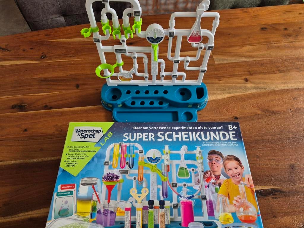 Clementoni Wetenschap & Spel Lab Super Scheikunde, Kinderen en Baby's, Speelgoed | Educatief en Creatief, Ophalen of Verzenden