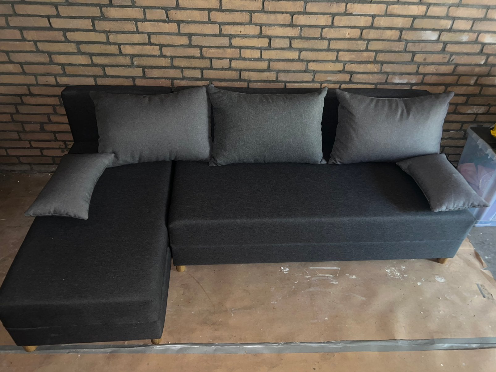 Slaapbank Jysk hampen, Ophalen, Zo goed als nieuw, Tweepersoons, 140 cm