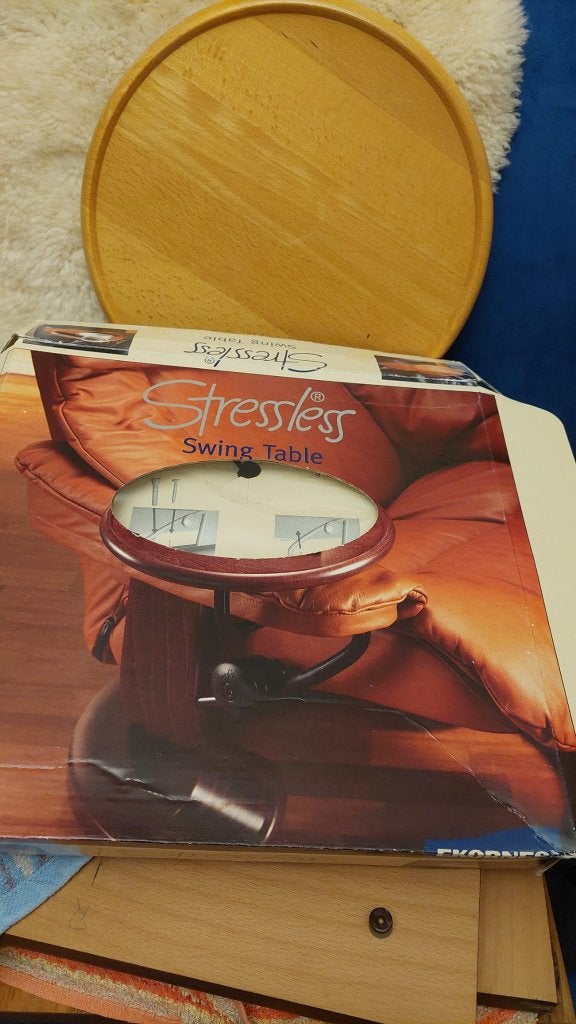 Stressless swing table gebruikt, Ophalen, Gebruikt