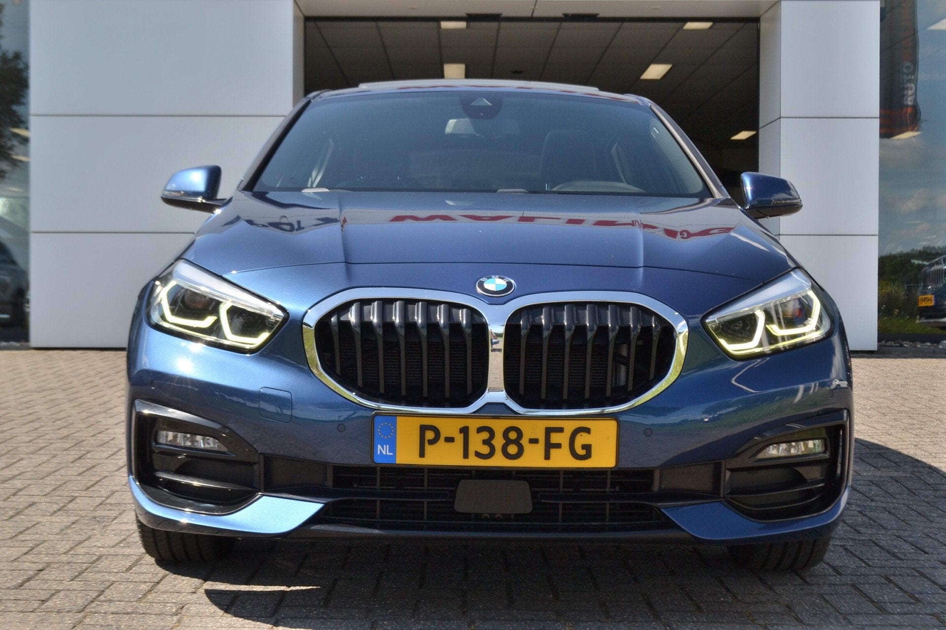 BMW 1-serie 118i Automaat | Sportline Business Edition | Car, Auto's, Dealer onderhouden, 136 pk, Gebruikt, Leder en Stof