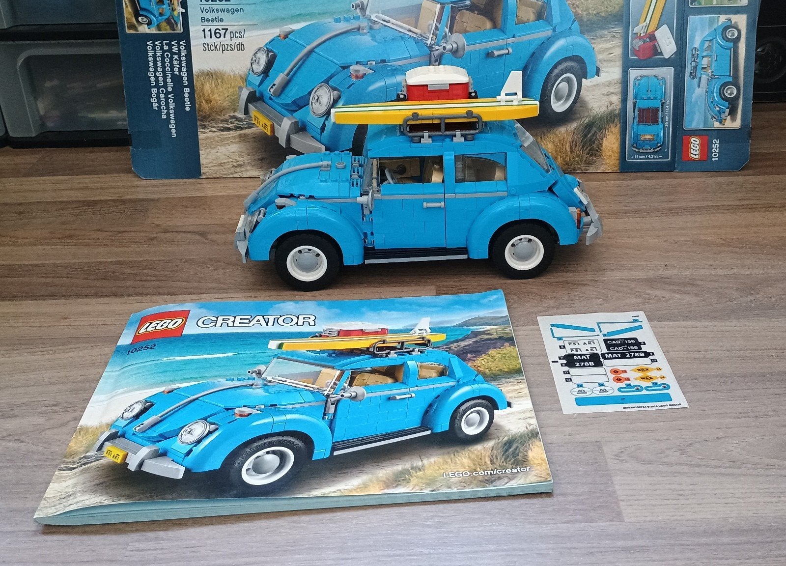 LEGO Creator Expert Volkswagen Kever (10252), Ophalen, Zo goed als nieuw