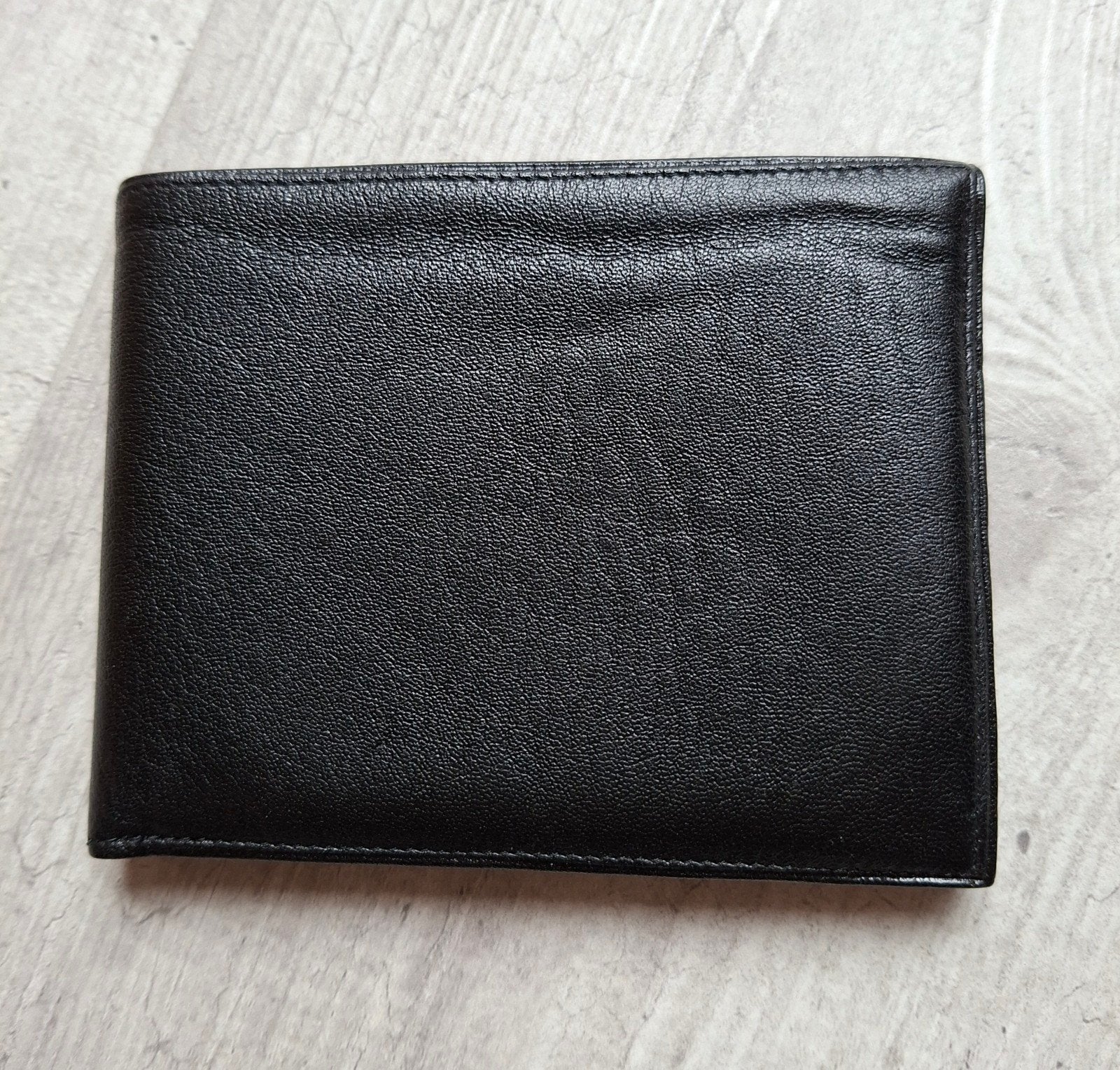 Leren Portemonnee Zwart Nieuw,  Heren Portemonnee Leer zwart, Ophalen of Verzenden, Nieuw, Zwart, Leer
