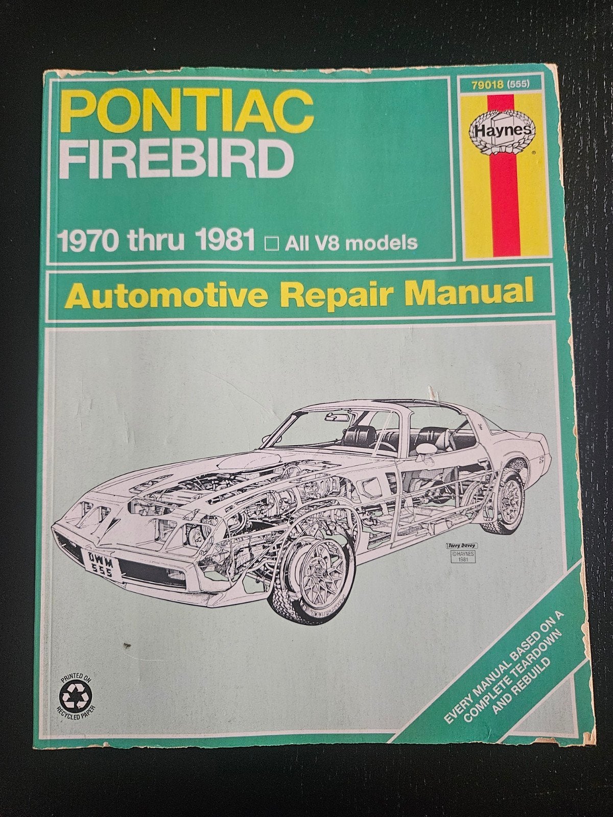 Haynes Reparatiehandleiding Pontiac Firebird 1970-1981, Ophalen of Verzenden, Gelezen, Overige merken, Haynes