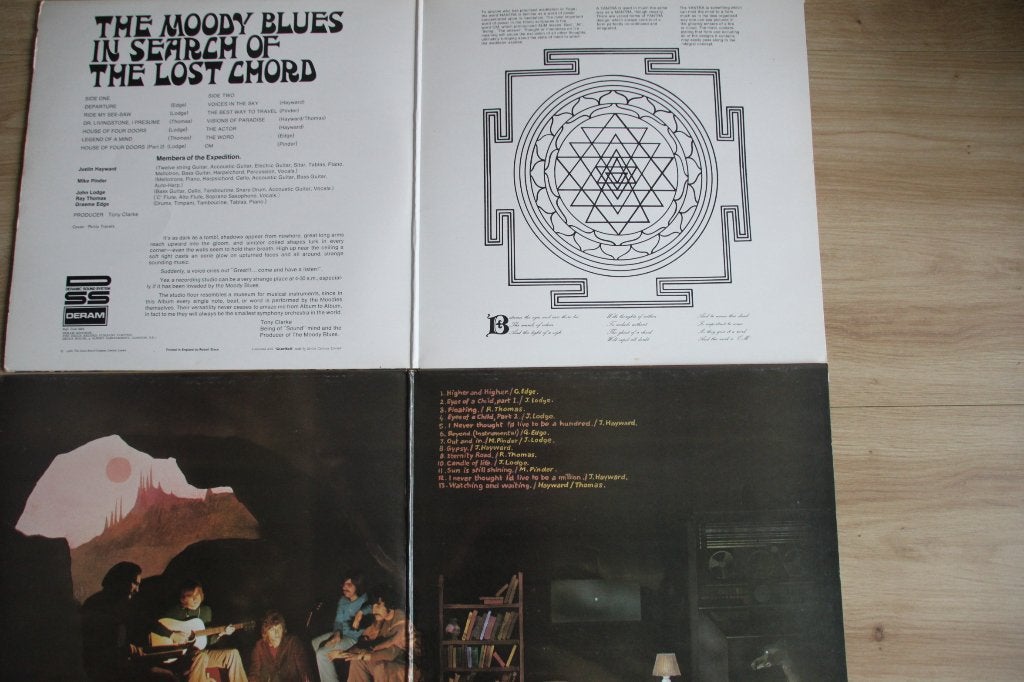 LP's The Moody Blues, Ophalen of Verzenden, Gebruikt, LP