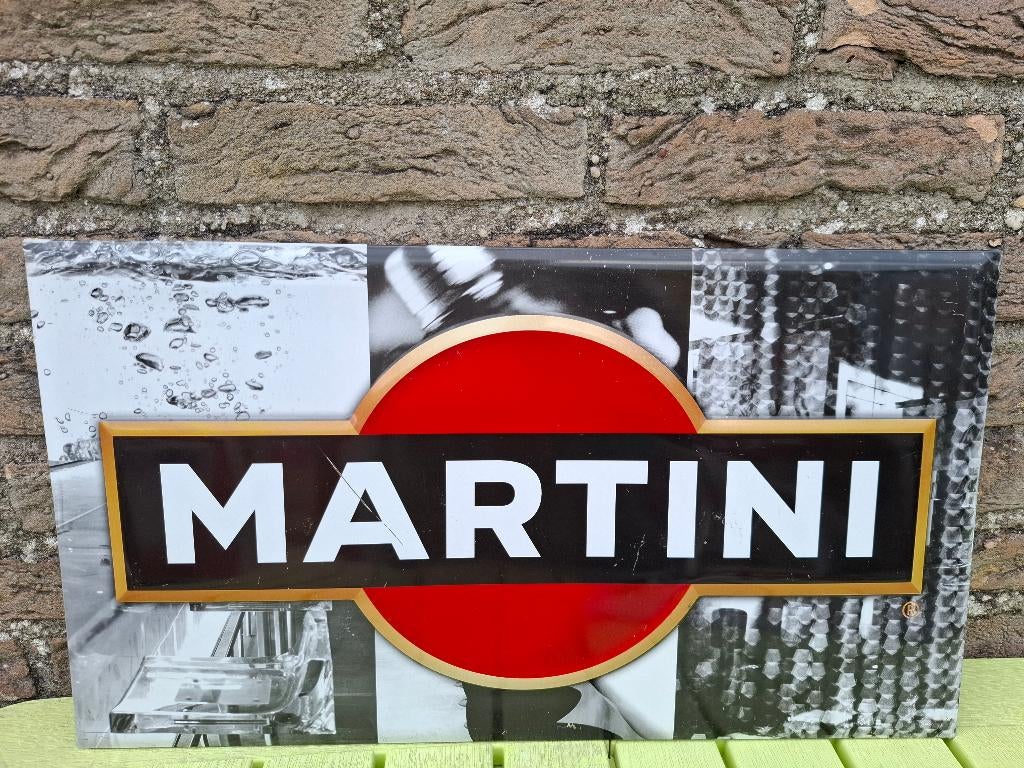 Authentiek reclamebord Martini, Verzamelen, Merken en Reclamevoorwerpen, Ophalen of Verzenden, Nieuw, Reclamebord