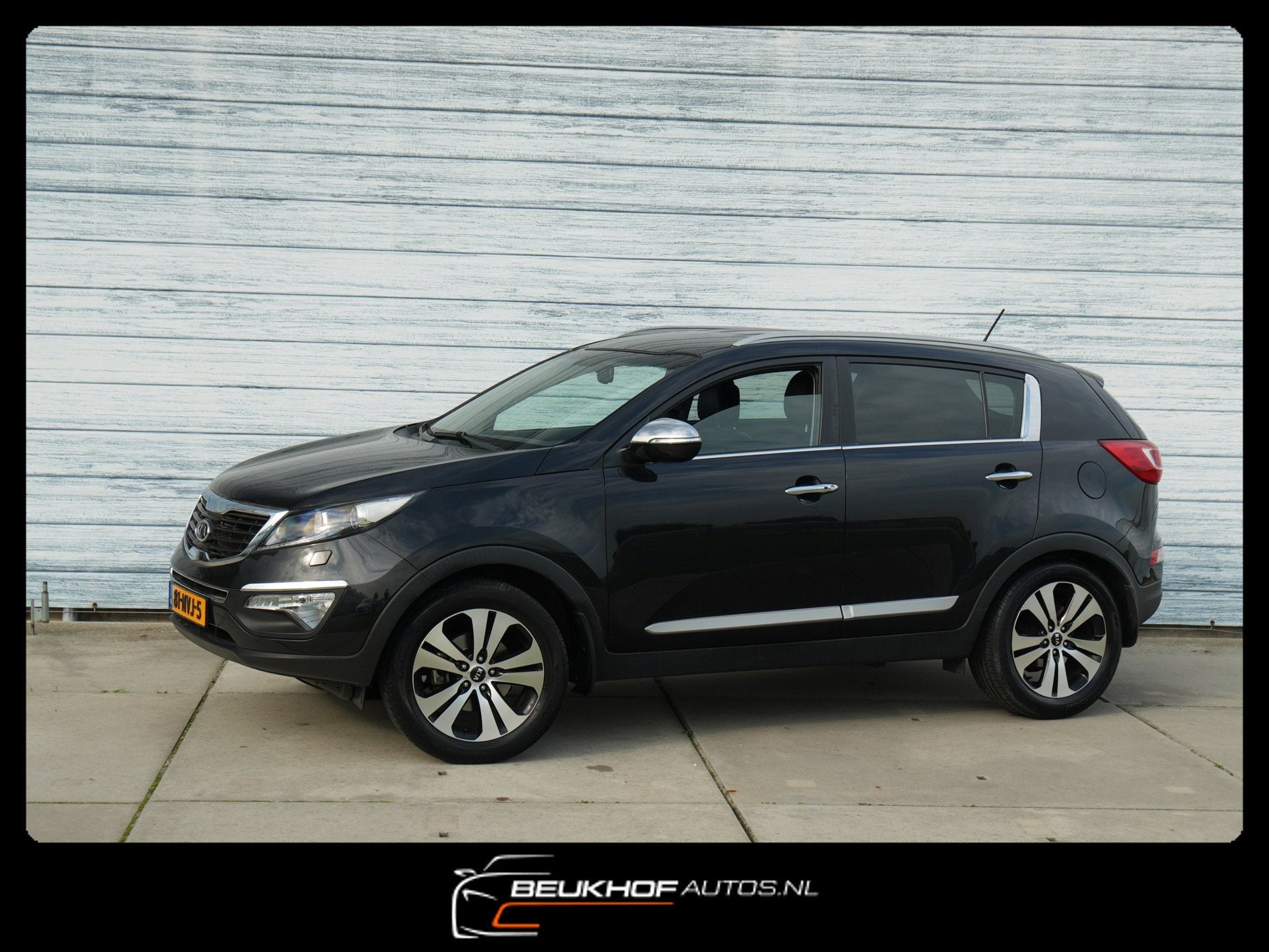 Kia Sportage 2.0 X-clusive Leer Trekhaak Nav Cam Stoelverwar, Auto's, Gebruikt, Zwart, 4 cilinders, Handgeschakeld