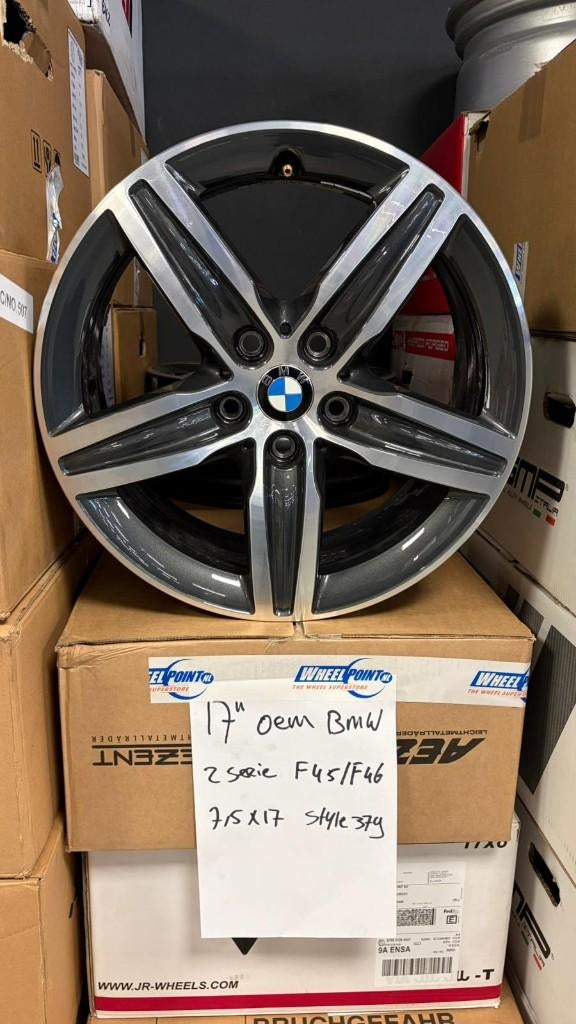 17'' Originele BMW 1/2 serie velgen 5x112 F40 F45 F46, Gebruikt, Velg(en), 17 inch, Ophalen of Verzenden