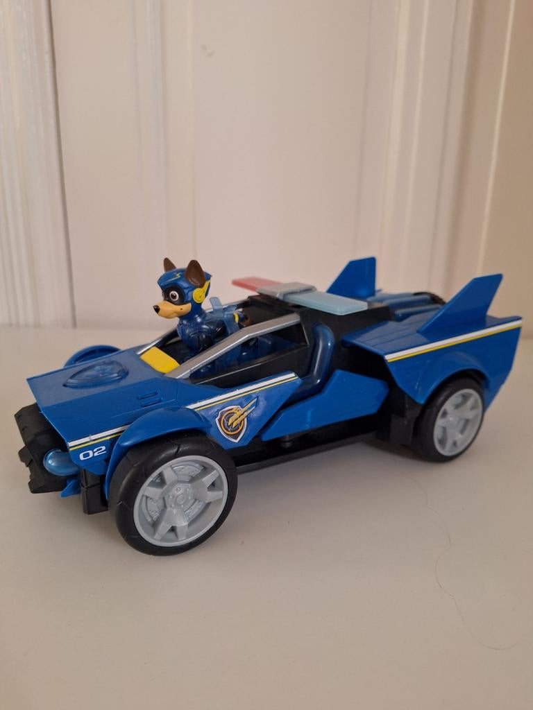 Paw patrol Chase transformerende raceauto, Ophalen, Zo goed als nieuw