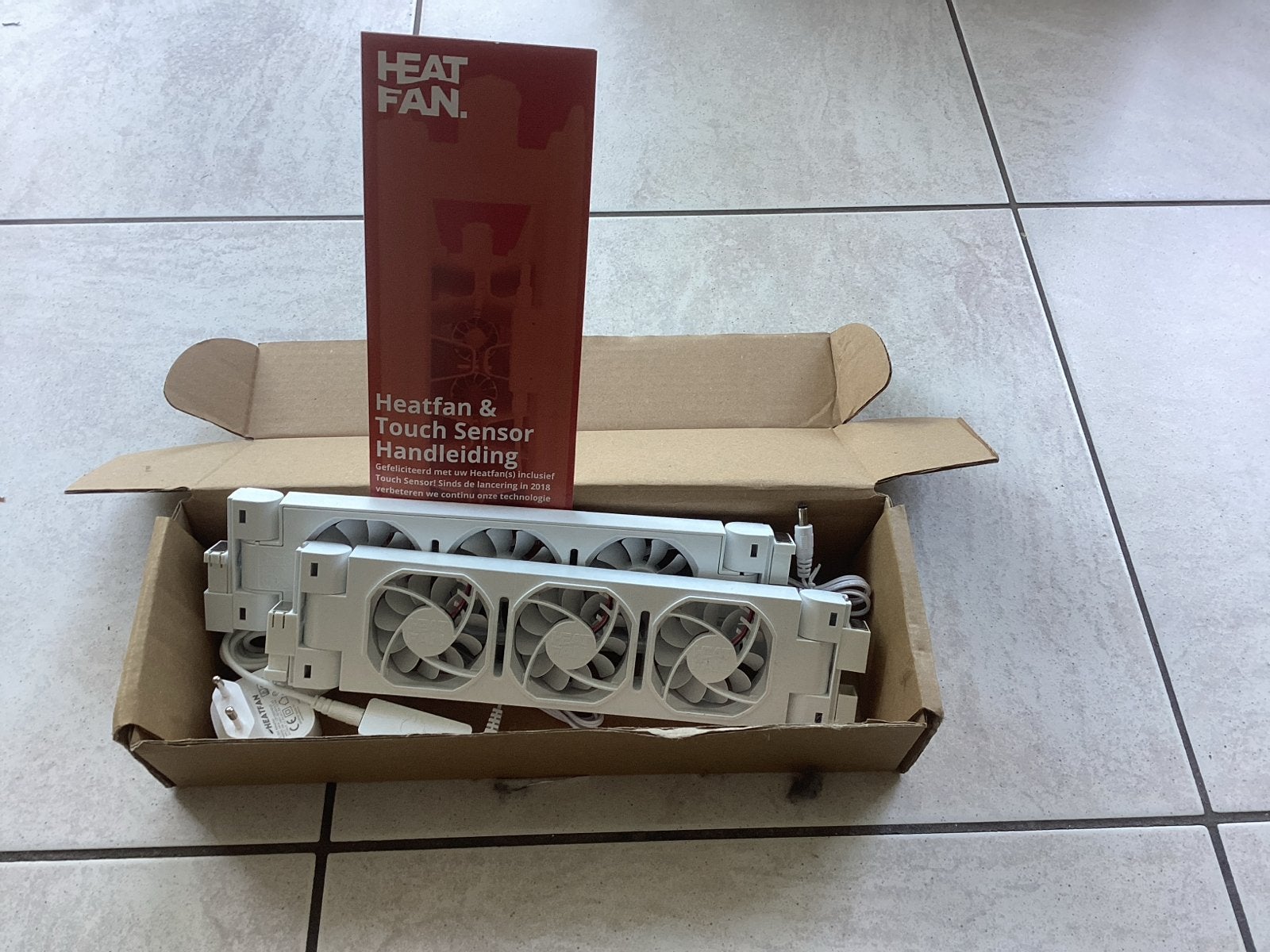 Heatfan & Touch Sensor Handleiding met ventilatoren, Ophalen, Nieuw
