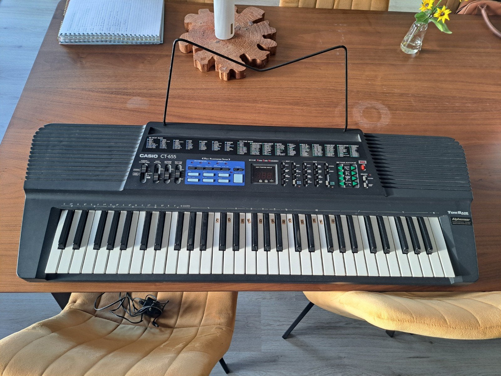 Casio CT-655 Keyboard, Ophalen, Casio, Midi-aansluiting, 61 toetsen