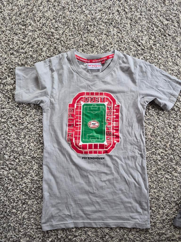 PSV Eindhoven T-shirt - Grijs met Stadion Print maat 152, Ophalen of Verzenden, Nieuw, PSV, Jongen of Meisje