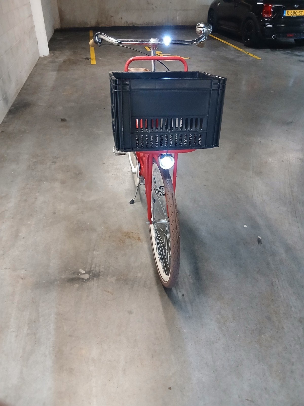 Te koop zo goed als nieuw Rode Transport Fusion 28 inch, Fietsen en Brommers, Fietsonderdelen, Ophalen, Frame