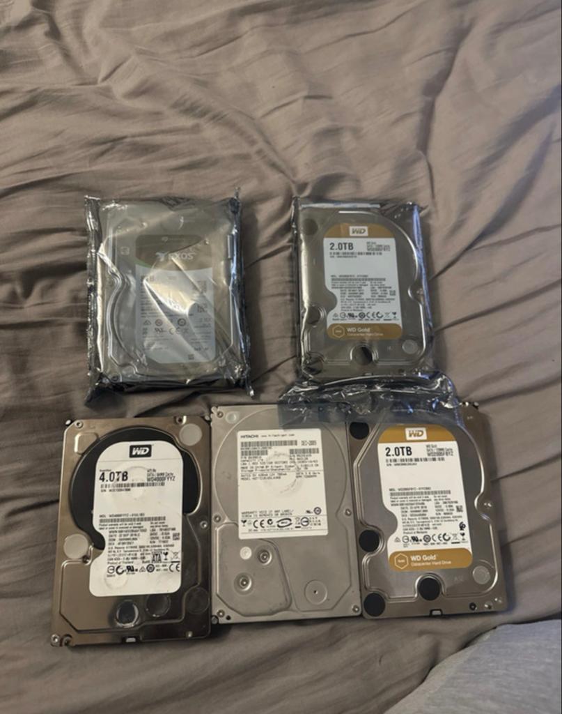 Diverse HDD's: Seagate, WD, Hitachi - Ongebruikt, Computers en Software, Harde schijven, Intern, Gebruikt, Ophalen of Verzenden