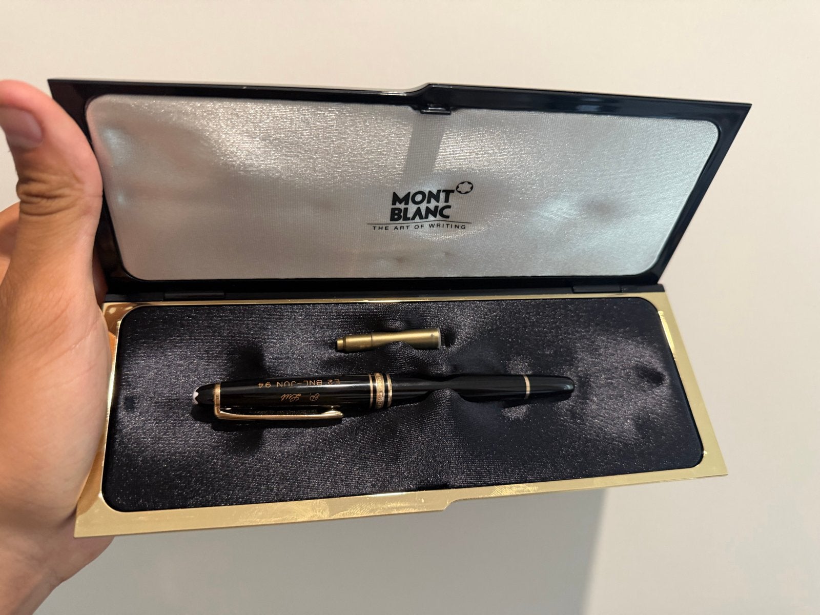 Montblanc Meisterstuck Classique Vulpen Goldplated 14k, Ophalen, Nieuw