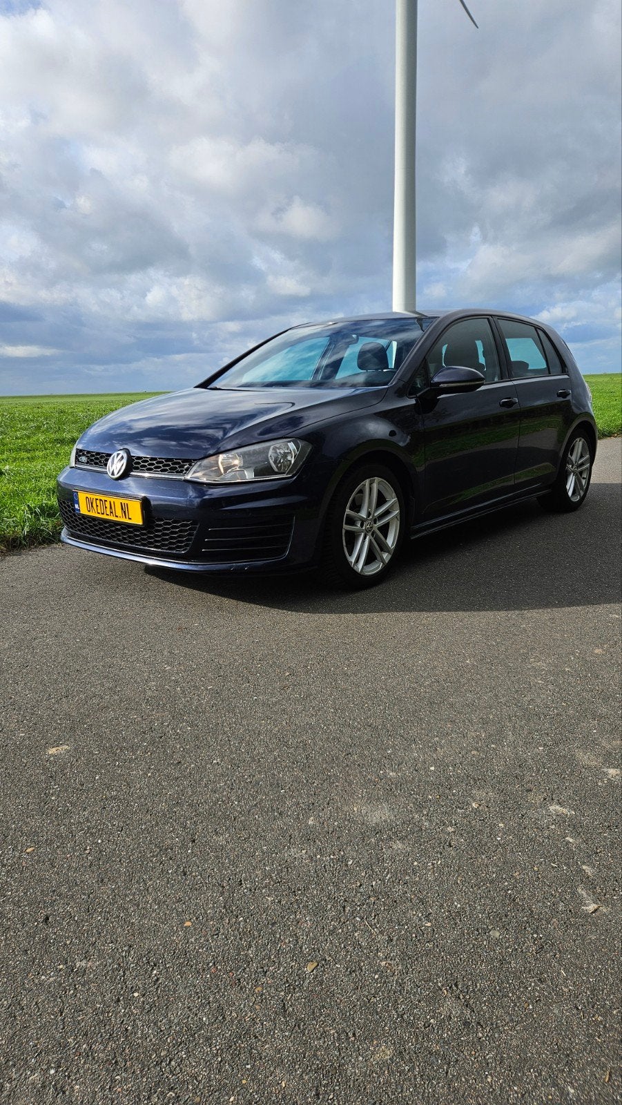 Volkswagen Golf 7 2.0 TDI GTD 184pk 5D DSG 2017 Blauw, Auto's, Stof, Euro 6, Blauw, Bedrijf