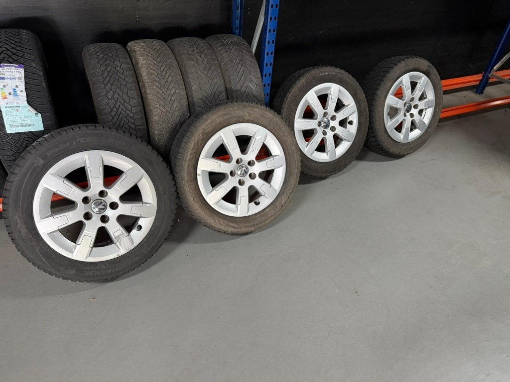 15 inch 5x100 Volkswagen Polo 6R velgen met winterbanden, Auto-onderdelen, Banden en Velgen, Ophalen, Gebruikt, 15 inch, Banden en Velgen
