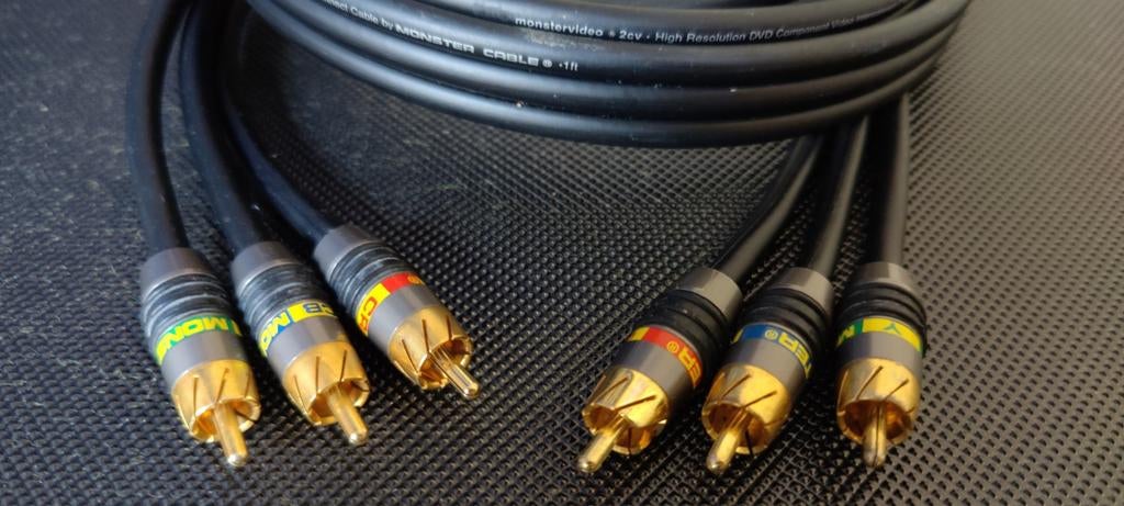 Monster Video-Audio 2CV - Interlink 2 mtr. High resolution., Ophalen of Verzenden, Gebruikt, 2 tot 5 meter, Interlink-kabel