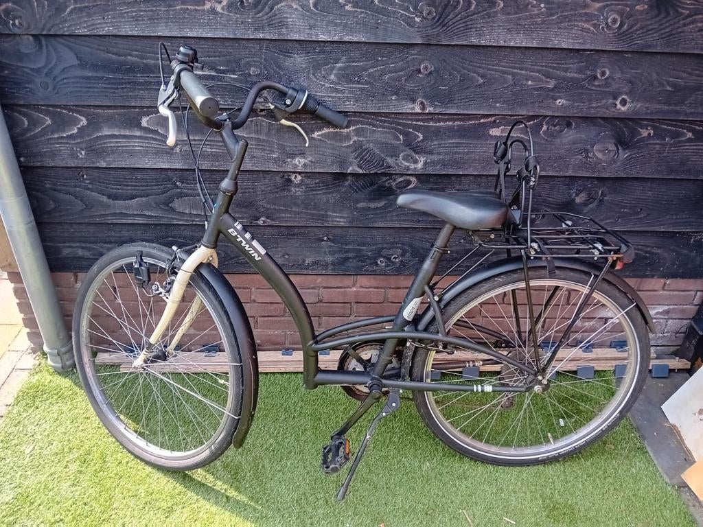 B'Twin fiets 26 inch met 6 versnellingen, Fietsen en Brommers, Fietsen | Dames | Damesfietsen, Ophalen, Gebruikt, Overige merken