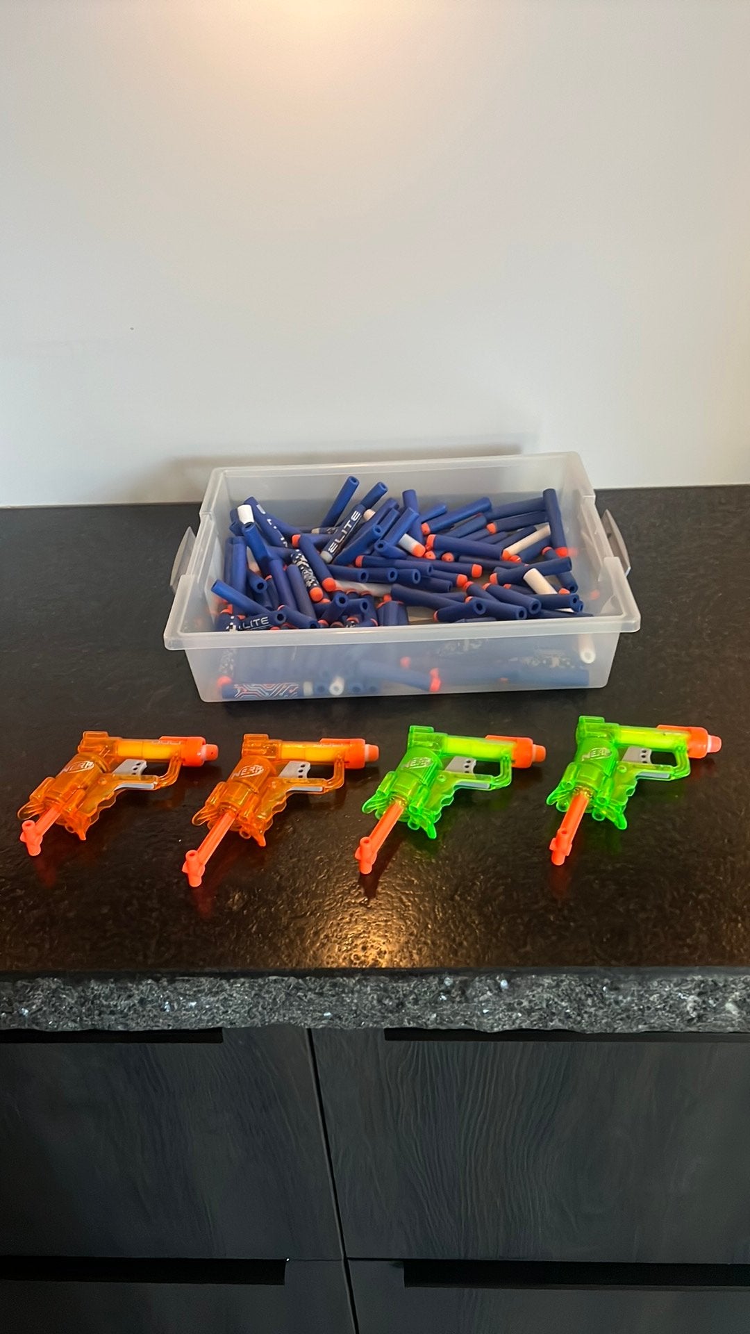 Nerf pistolen, Ophalen of Verzenden, Zo goed als nieuw