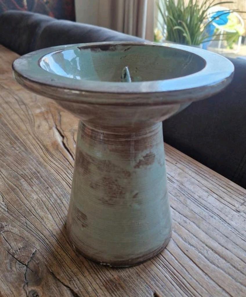 Kandelaar Henk Potters - Keramiek met mooie kleuren, Ophalen of Verzenden, Keramiek of Aardewerk