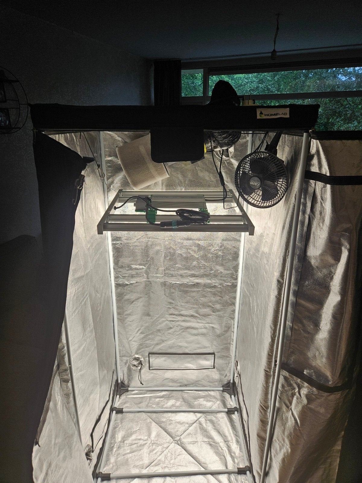 Complete Kweekset: Mars Hydro FC 3000, HomeLab 80x80x180, Ophalen, Zo goed als nieuw, Kweeklamp
