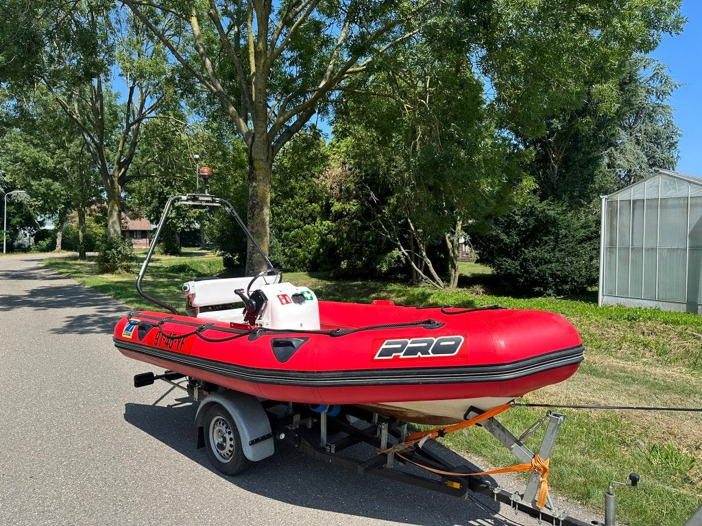 Zodiac Pro II 420 | Merc 40PK 2-takt | Trailer | Vaarklaar!!, Polyester/glasvezel, 4 m, 2 m, Ophalen of Verzenden