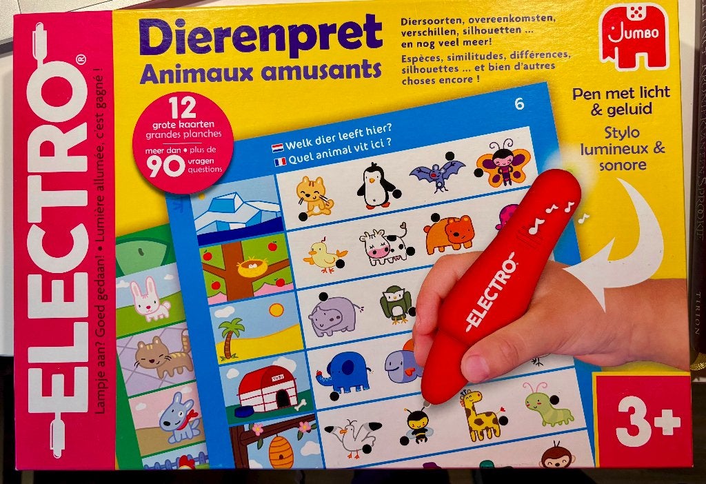 Electro dierenpret van spellenmerk Jumbo, Verzenden, Zo goed als nieuw, Ontdekken, Met licht