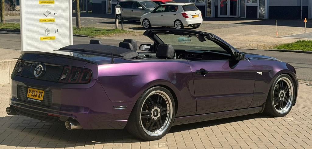 ‼️GERESERVEERD‼️FORD MUSTANG CABRIO 3.7 V6 310PK FULL OPTIE, Automaat, Euro 5, 3700 cc, Zwart