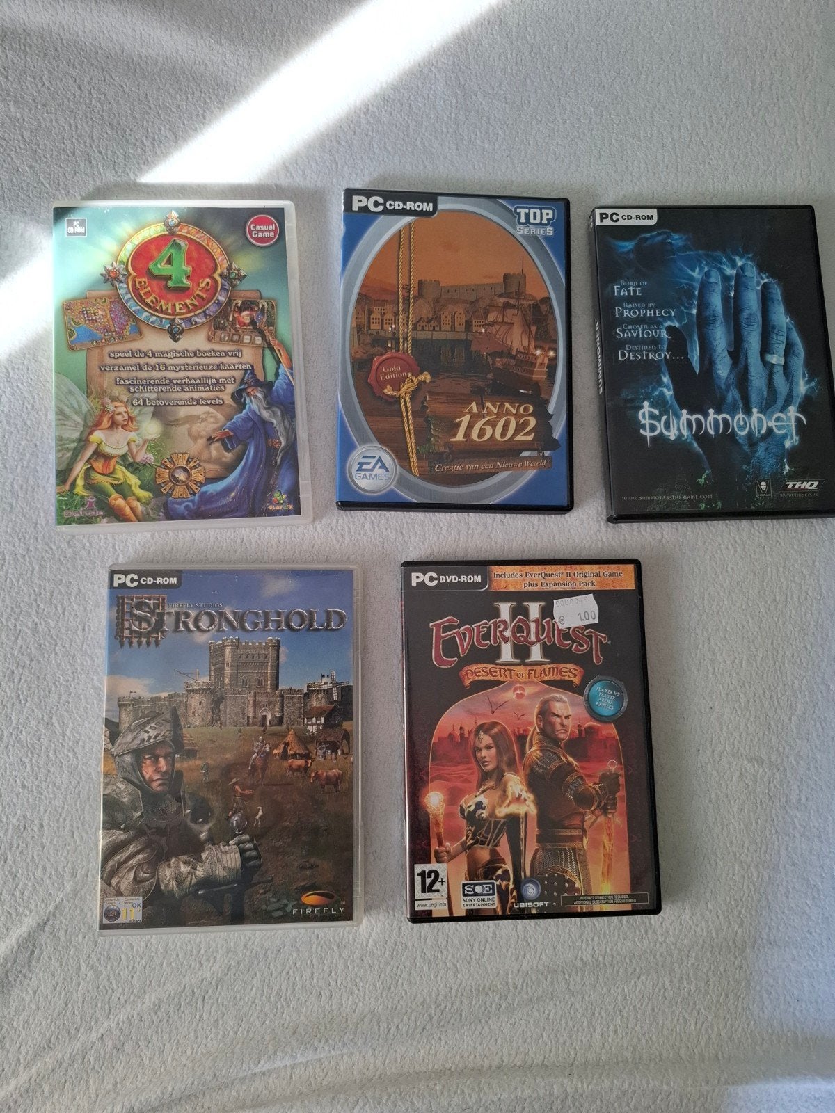 PC CD-ROM Spellen Bundel:, Gebruikt, 1 speler, Ophalen of Verzenden, Strategie en Constructie