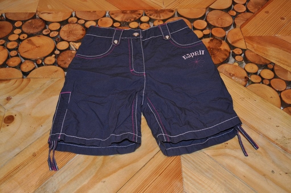 Z.g.a.n. blauwe korte broek Esprit 116, Kinderen en Baby's, Kinderkleding | Maat 116, Broek, Meisje, Ophalen of Verzenden, Zo goed als nieuw