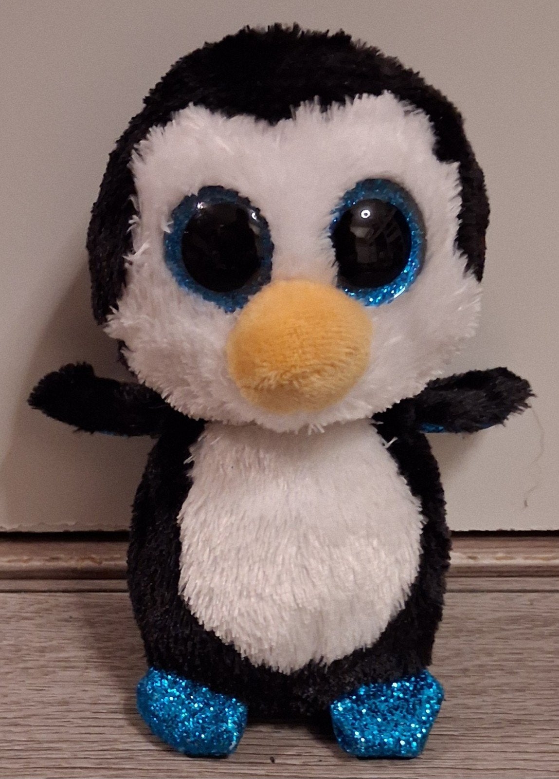 ty beanie boo pinguïn Waddles 16 cm, Pinguïn, Overige karakters, Ophalen of Verzenden, Zo goed als nieuw