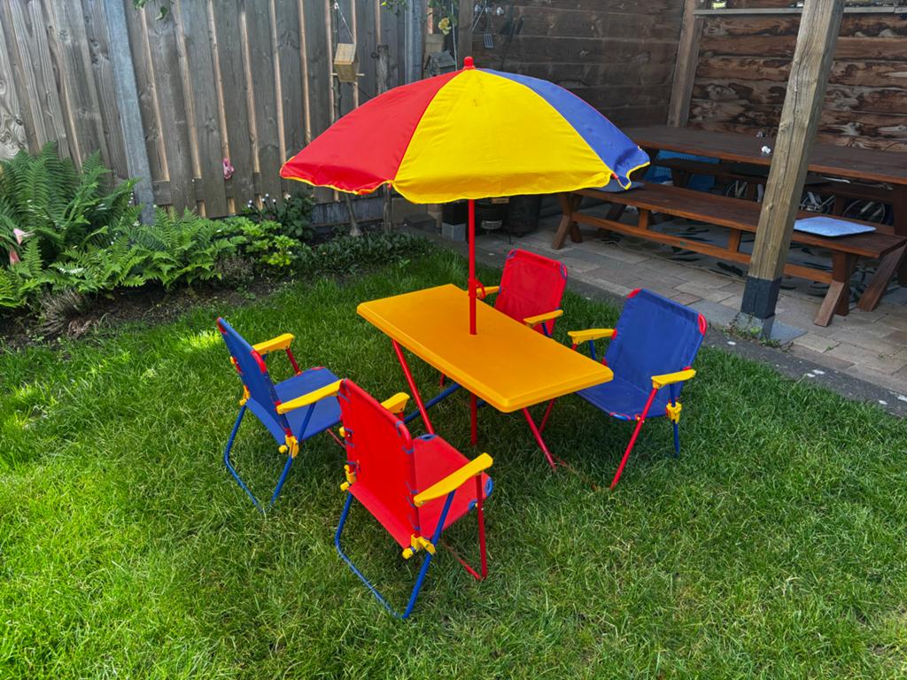 Gezellig picknick setje voor de kleintjes, Ophalen, Campingstoel