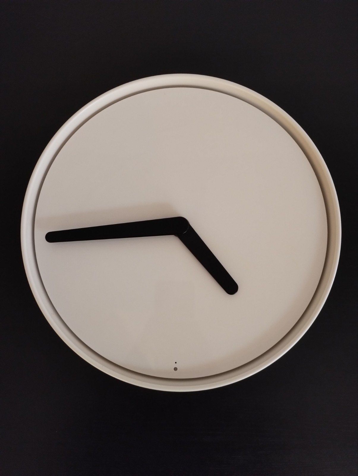 IKEA klok (met licht) - 32cm, Ophalen, Wandklok, IKEA, Wit