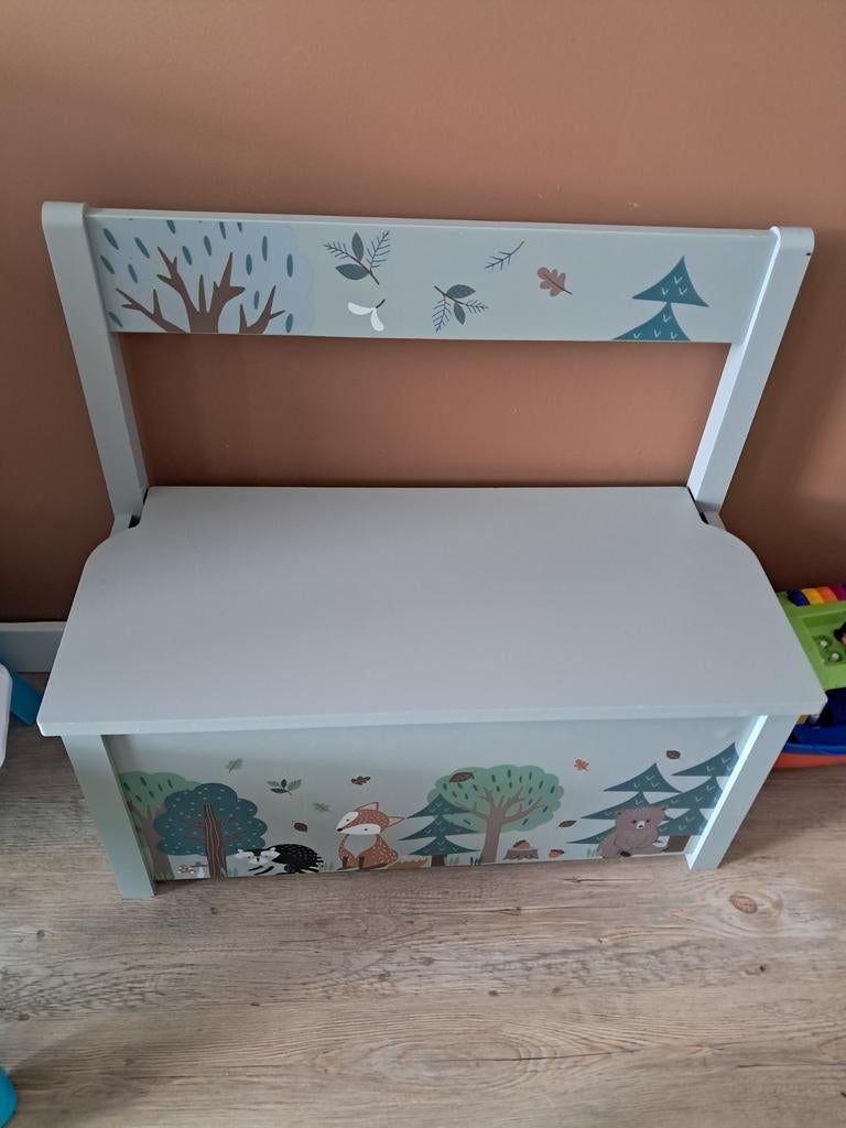 Bankje speelgoedbank, Kinderen en Baby's, Kinderkamer | Tafels en Stoelen, Ophalen, Stoel(en)
