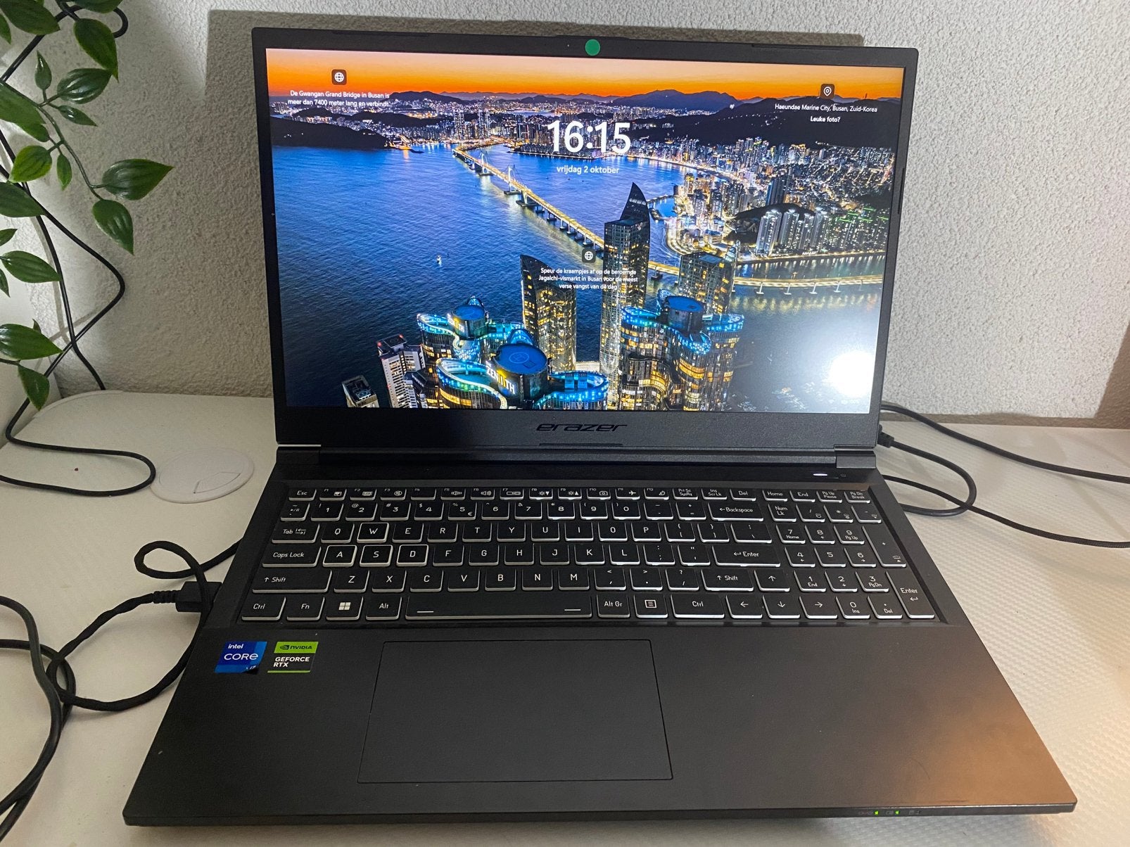 Erazer deputy gaming laptop, Ophalen, 2 tot 3 Ghz, 15 inch, Nieuw