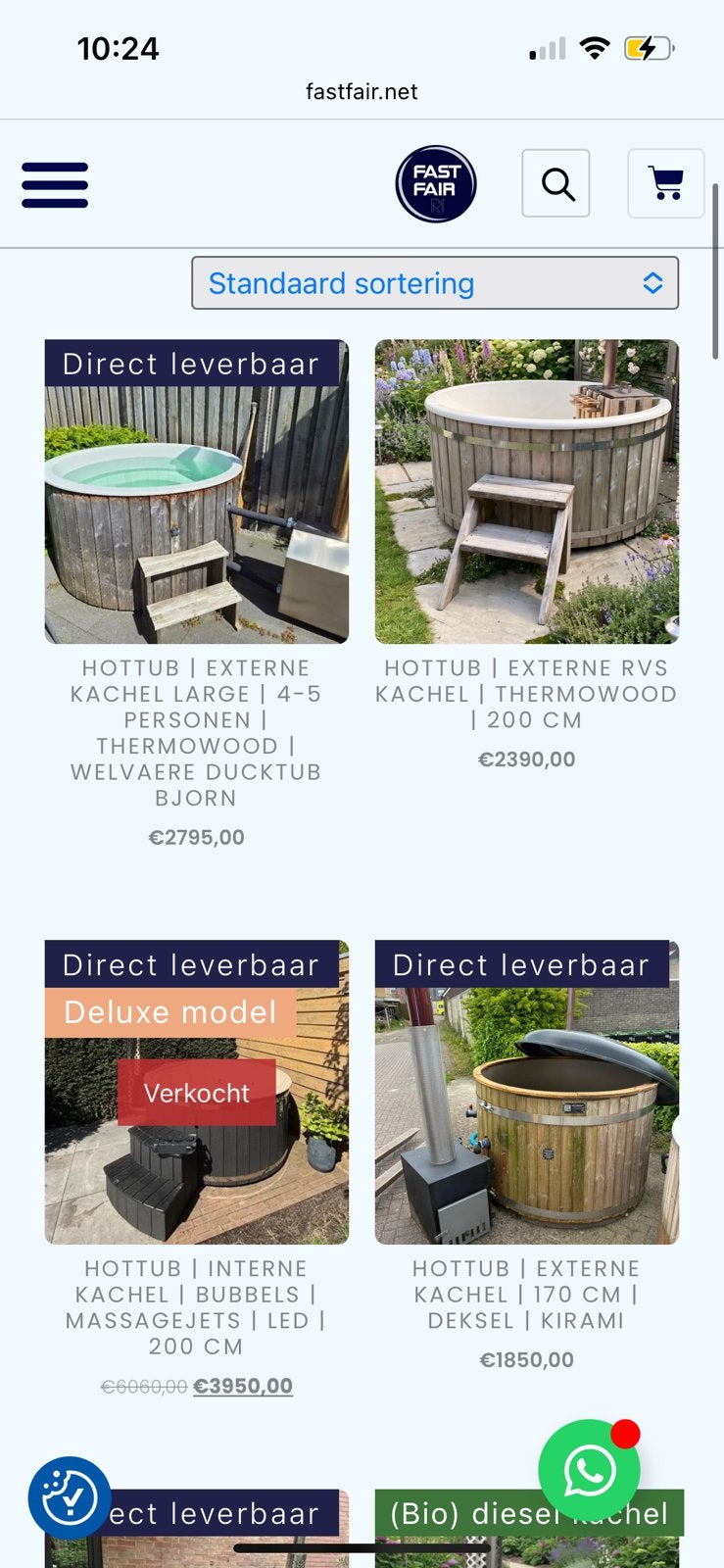 Tweedehands - gebruikte 2e - hottub houtgestookt -, Ophalen, 7921AE, Fast Fair b.v., Zo goed als nieuw