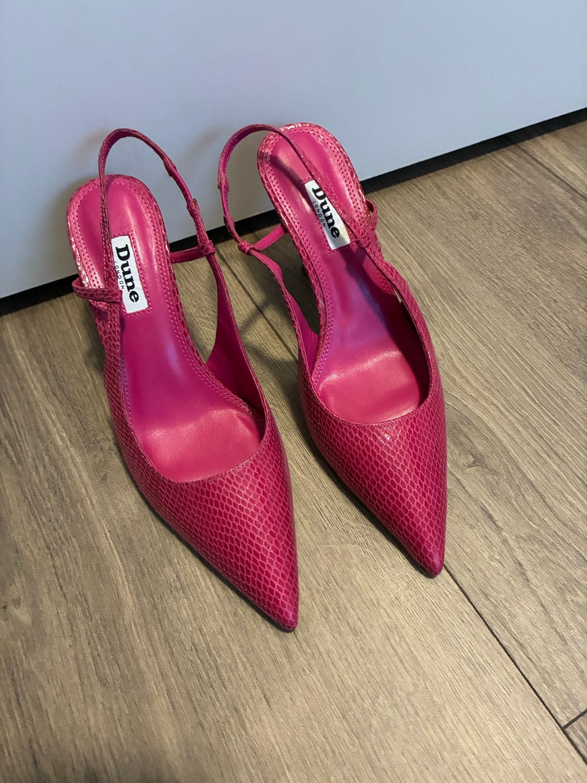 Dune London Roze Pumps met Slingback - Maat 38, Ophalen of Verzenden, Zo goed als nieuw, Roze, Pumps