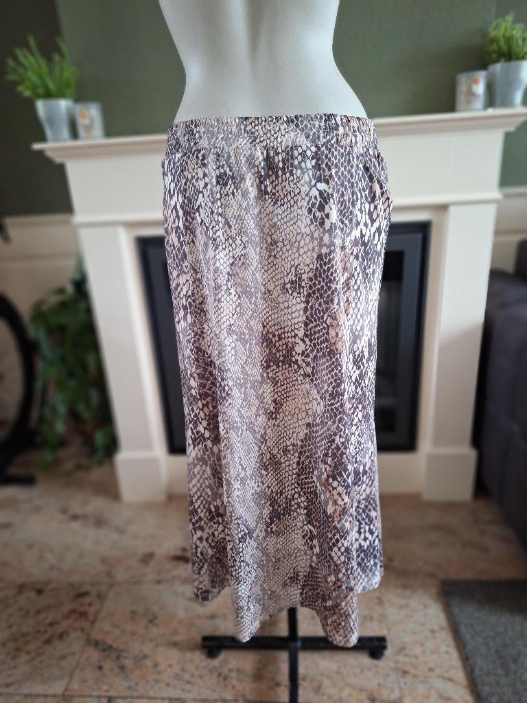 K-Design K Design rok grijs dierenprint rok XXL, Kleding | Dames, Rokken, K-design, Verzenden, Maat 46/48 (XL) of groter, Zo goed als nieuw