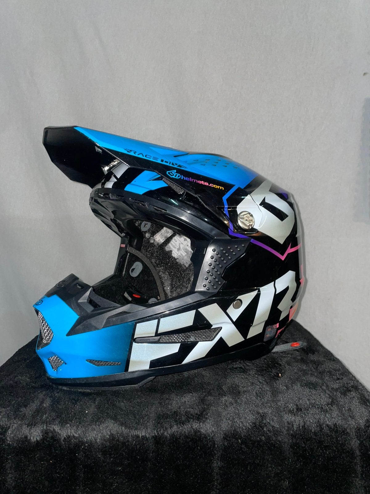 6D FXR Motorcross helm maat M, Motoren, Kleding | Motorhelmen, Ophalen of Verzenden, Tweedehands, Offroadhelm, Overige merken