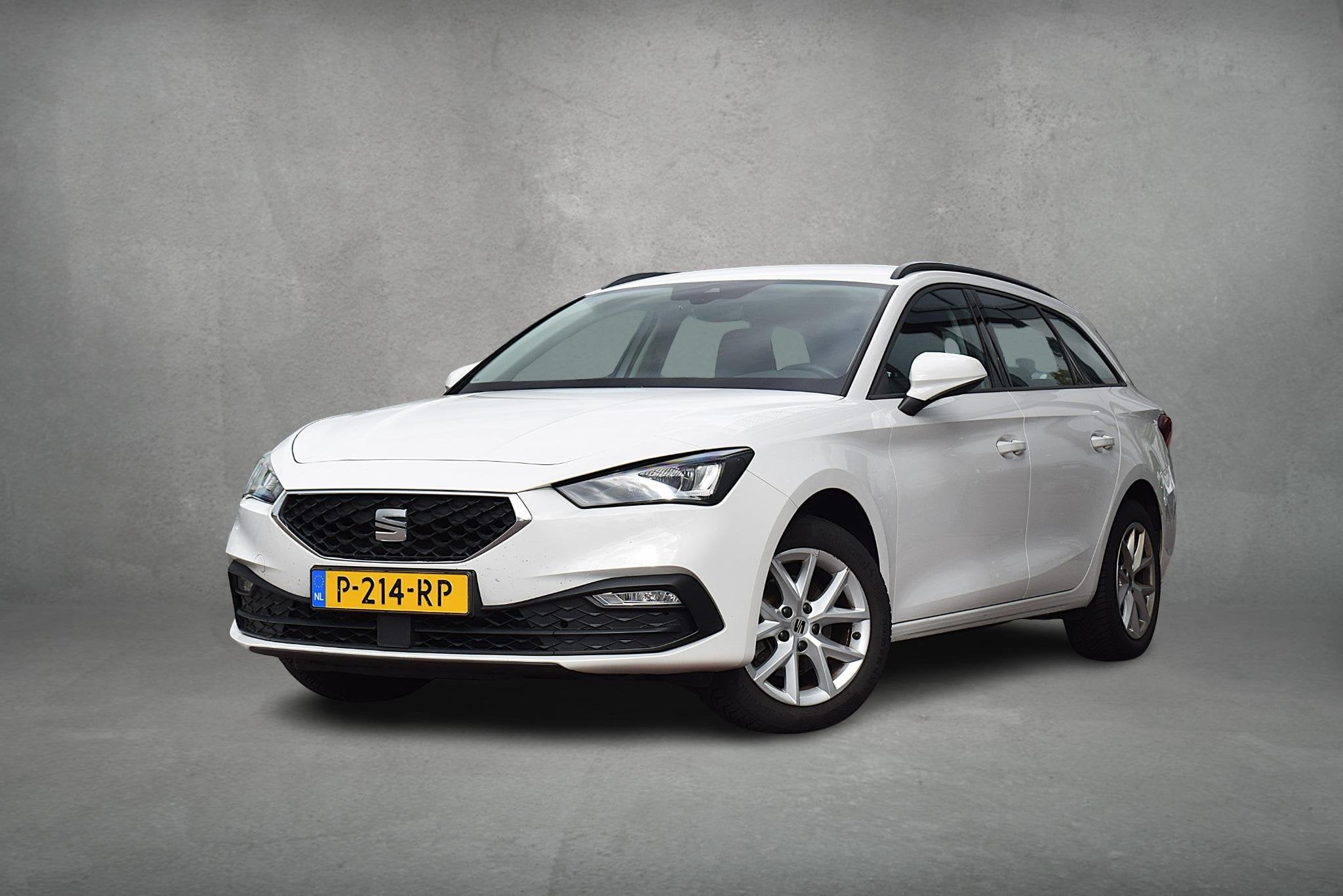 SEAT Leon Sportstourer 1.0 TSI Style | Apple CarPlay | Sport, Auto's, Stof, Gebruikt, Leon, Wit
